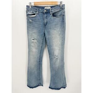 Henry & Belle Womens Denim High Waisted Flare Jeans Size 28 Mid Rise Festival